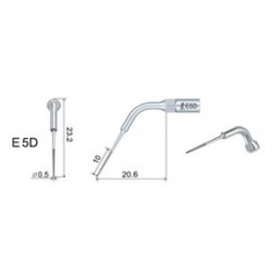 Insert E5D pour Endodontie compatible EMS